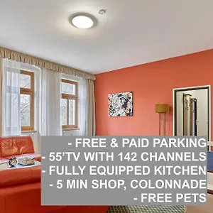  Apartamento Excellent In Center 5 Min Walk From The Colonnade República Checa